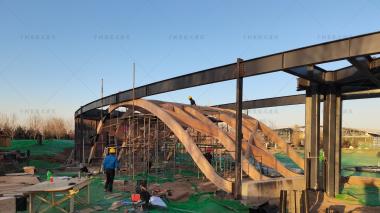 千樹(shù)承建河北園博園木結(jié)構(gòu)建筑在建中，敬請(qǐng)期待成品！